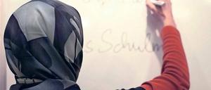 Gefahr für den Schulfrieden? An Berliner Grundschulen ist das Kopftuch verboten. 