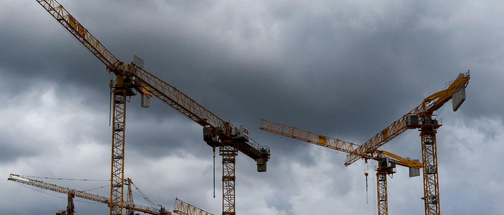 Baustelle in Berlin.