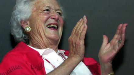 Barbara Bush auf einer Aufnahme von 2002