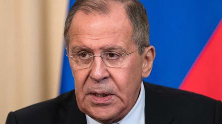Der russische Außenminister Sergej Lawrow. 