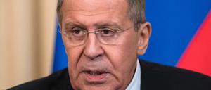 Der russische Außenminister Sergej Lawrow. 