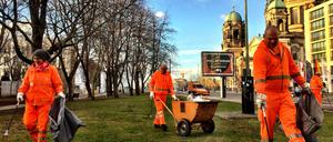 Profitieren: Die Mitarbeiter der Berliner Stadtreinigung (BSR) bekommen mehr Geld.