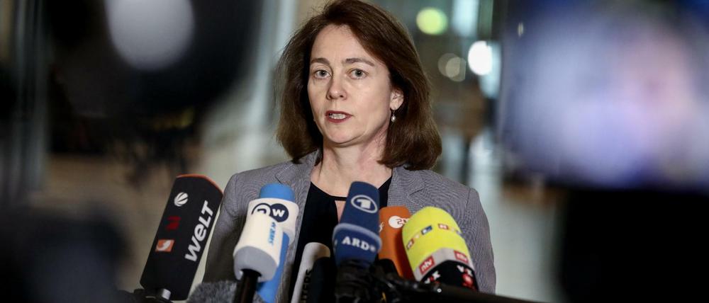 Katarina Barley (SPD), Bundesjustizministerin, sieht die Rapper auch als Erscheinung von Antisemitismus.