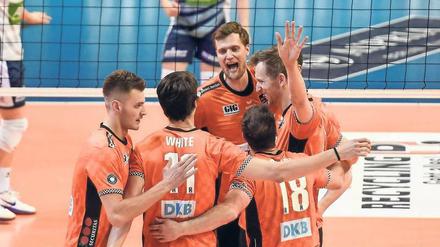 Gewohntes Bild. Die BR Volleys sind permanent erfolgreich. 