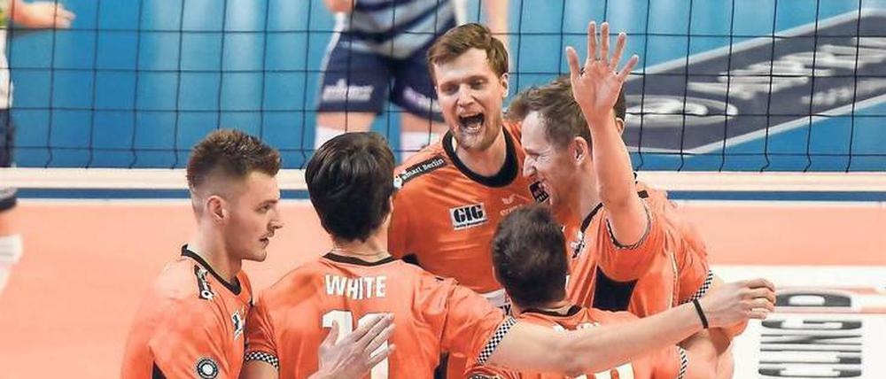 Gewohntes Bild. Die BR Volleys sind permanent erfolgreich.