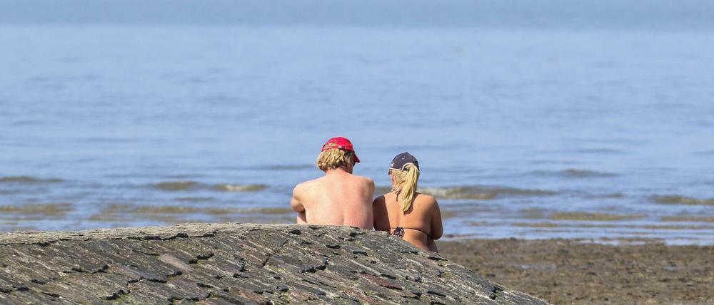 In Cuxhaven gibt es zwar keine Spree, aber Meer ist auch in Ordnung.