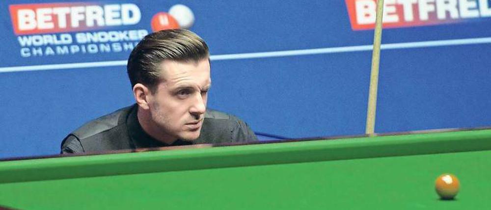 Augen zu und durch. Über Mark Selby sprechen selbst die Konkurrenten voller Ehrfurcht. Ab heute geht es für die besten Snookerprofis in Sheffield um den WM-Titel.
