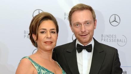 FDP-Chef Christian Lindner und seine Frau Dagmar Rosenfeld-Lindner. 