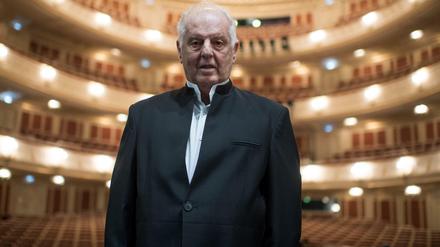 Bestürzt. Dirigent Daniel Barenboim.