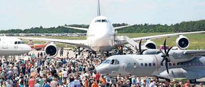 Technikfans kommen auf der ILA auf ihre Kosten. Das Brettspiel zum Pannen-Airport passt da nicht hinein, finden die Veranstalter.