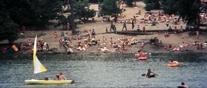 Baden im Grunewald. Anfang der 70er Jahre.