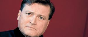 Der Chefdirigent der Sächsischen Staatskapelle, Christian Thielemann, während einer Pressekonferenz in der Semperoper in Dresden.