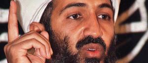 Der Führer des Terrornetzes al-Qaida, Osama bin Laden, auf einer Aufnahme von 2000