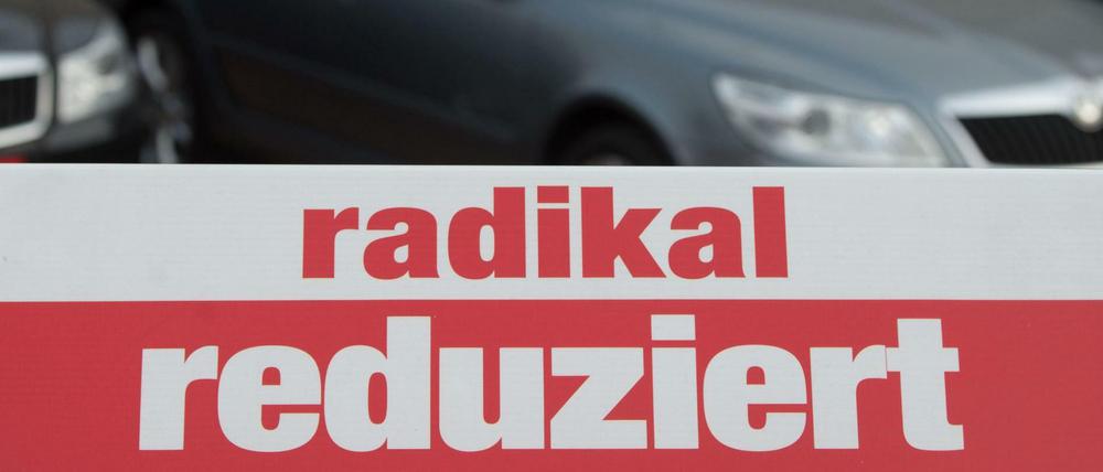 Ohne höhere Rabatte geht nichts mehr im Handel mit gebrauchten Dieselwagen.