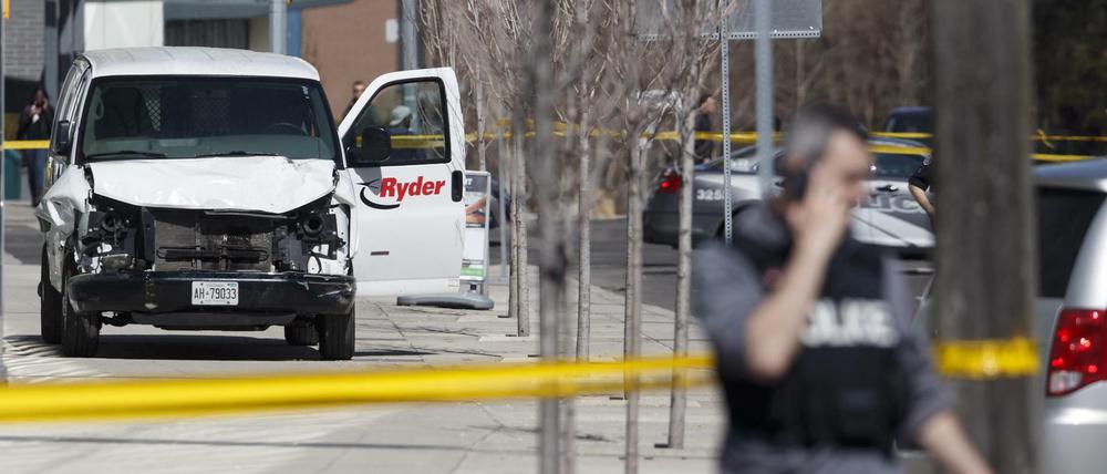 Der Tatwagen des Amokfahrers von Toronto