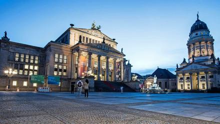 Das Konzerthaus auf dem Gendarmenmarkt, mit dem Bredekamp sein Buch beginnt.