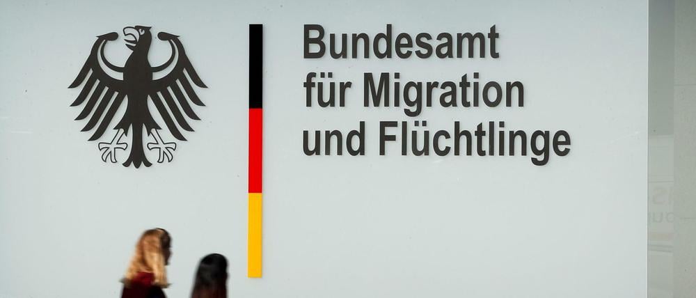 Zentrale des Bamf in Berlin, das gerade von einer Korruptionsaffäre erschüttert wird.