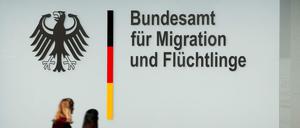 Zentrale des Bamf in Berlin, das gerade von einer Korruptionsaffäre erschüttert wird.