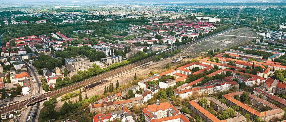 Pankower Tor: Hier sollen 2000 Wohnungen entstehen.