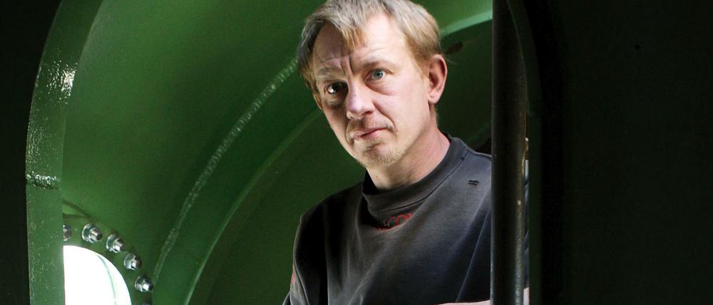 Der Däne Peter Madsen in seinem U-Boot.