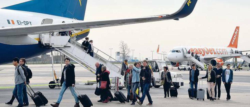 Ausbaufähig. Für Schönefeld und andere deutsche Flughäfen werden auch weiter steigende Passagierzahlen erwartet.