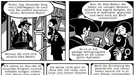 Erklär mir die Welt: Eine Seite aus „Ikon“.