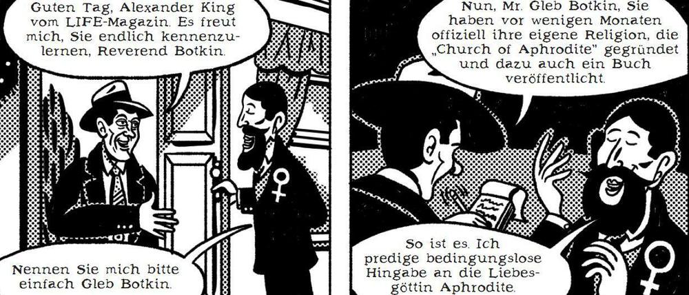 Erklär mir die Welt: Eine Seite aus „Ikon“.