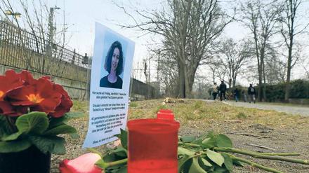 Ort der Trauer. Susanne Fontaine ist im September tot im Tiergarten aufgefunden worden.