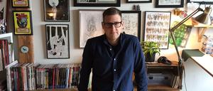 Jeff Lemire in seinem Atelier in Toronto.