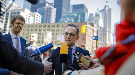 Neue Töne. Heiko Maas findet, dass mit Russland in einer anderen Sprache gesprochen werden muss, einer harten.