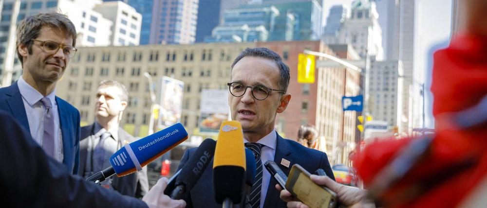 Neue Töne. Heiko Maas findet, dass mit Russland in einer anderen Sprache gesprochen werden muss, einer harten.