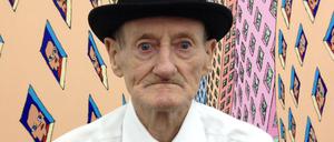 Pushwagner 2015 im Kunstmuseum Luzern, wo er beim Fumetto-Festival mit einer Ausstellung geehrt wurde.