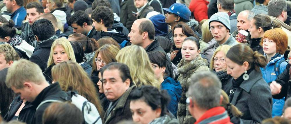 Berlin wächst, aber vor allem weil Zehntausende aus dem Ausland in die Stadt strömen