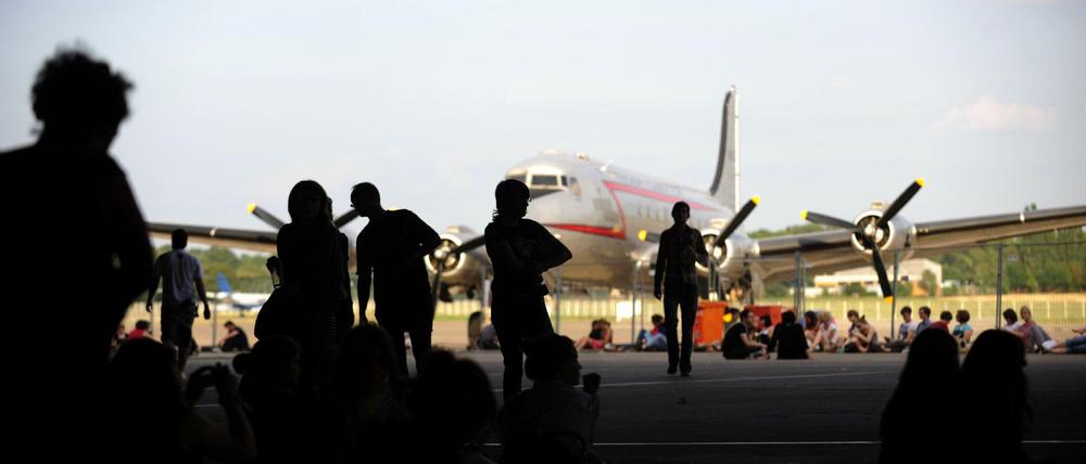 Idealer Ort: das Alliiertenmuseum im ehemaligen Flughafen.