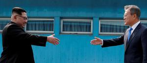 Die Staatschefs von Nord- und Südkorea kommen sich näher.