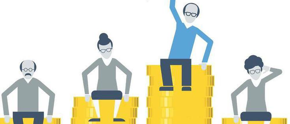 Wie lange man im Alter mit dem Ersparten auskommt, hängt vom Kurs ab, zu dem man seine Aktien verkauft. Das kann man sinnvoll planen.
