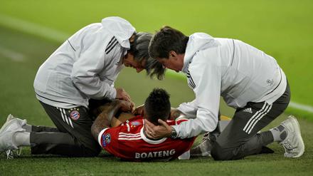 Boateng verletzte sich im Spiel gegen Real Madrid. Sein Einsatz in der kommenden Woche ist unwahrscheinlich.