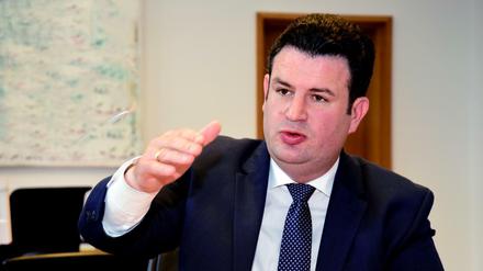Hubertus Heil (SPD) Bundesminister für Arbeit und Soziales weiß: "Wenn Menschen sich herumgeschubst fühlen, ist das nicht gut."