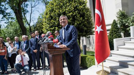 Abdullah Gül verkündete seine Entscheidung am Samstag.