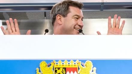 Hier bin ich: Markus Söder, bayerischer Ministerpräsident (CSU) 