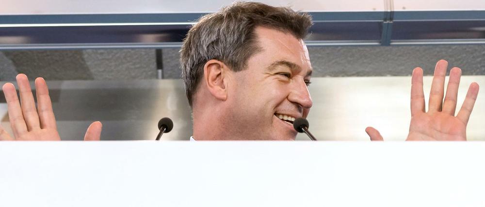 Hier bin ich: Markus Söder, bayerischer Ministerpräsident (CSU) 