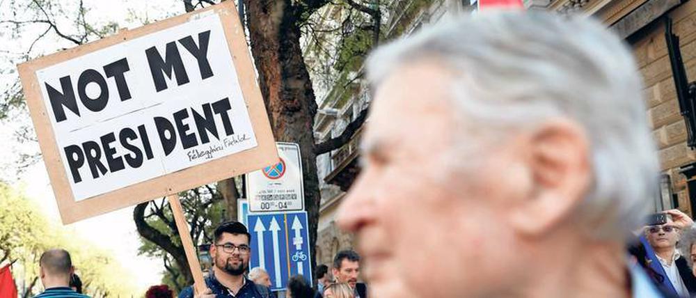 Keineswegs alle Ungarn sind mit dem Orban-Regime einverstanden. 