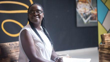 Die ugandische Autorin Jennifer Nansubuga Makumbi, zu Gast bei dem African Book Festival.