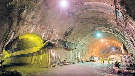 Mit Tempo 250 sollen Züge ab Ende 2027 durch den Tunnel jagen.