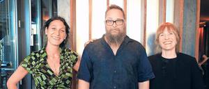 Vor dem Deutschen Filmpreis. Emily Atef, Robert Schwentke und Valeska Grisebach (v. l..) sind in der Kategorie „Bester Film“ nominiert. 
