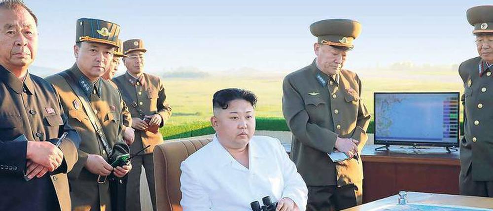 Gibt's künftig weniger zu sehen? Nordkoreas Diktator Kim Jong Un will sein nukleares Testgelände im Nordosten des Landes schließen.