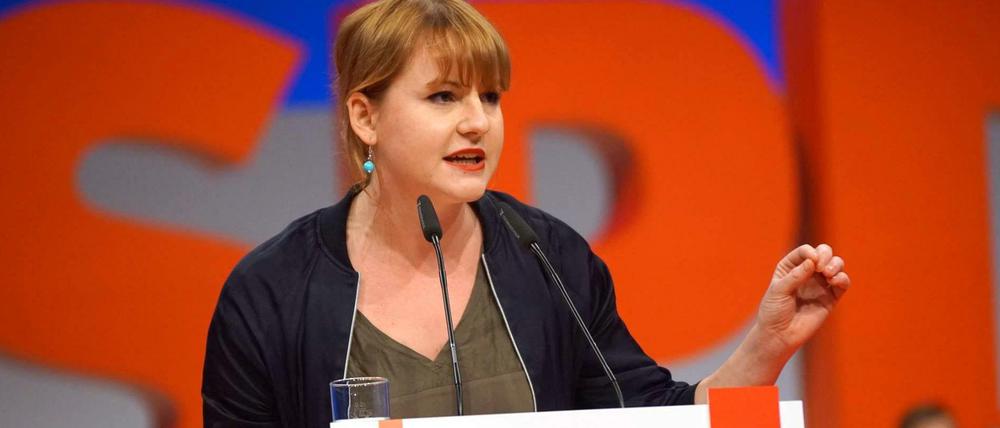 Annika Klose, Landesvorsitzende der Jungsozialisten Berlin. 