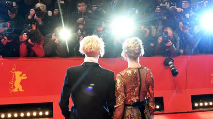 Schauspielerinnen auf einer Premiere der Berlinale.