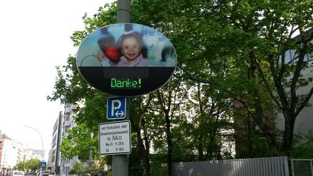 Wer Langsam fährt, bekommt ein "Danke".