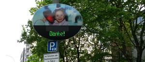 Wer Langsam fährt, bekommt ein "Danke".